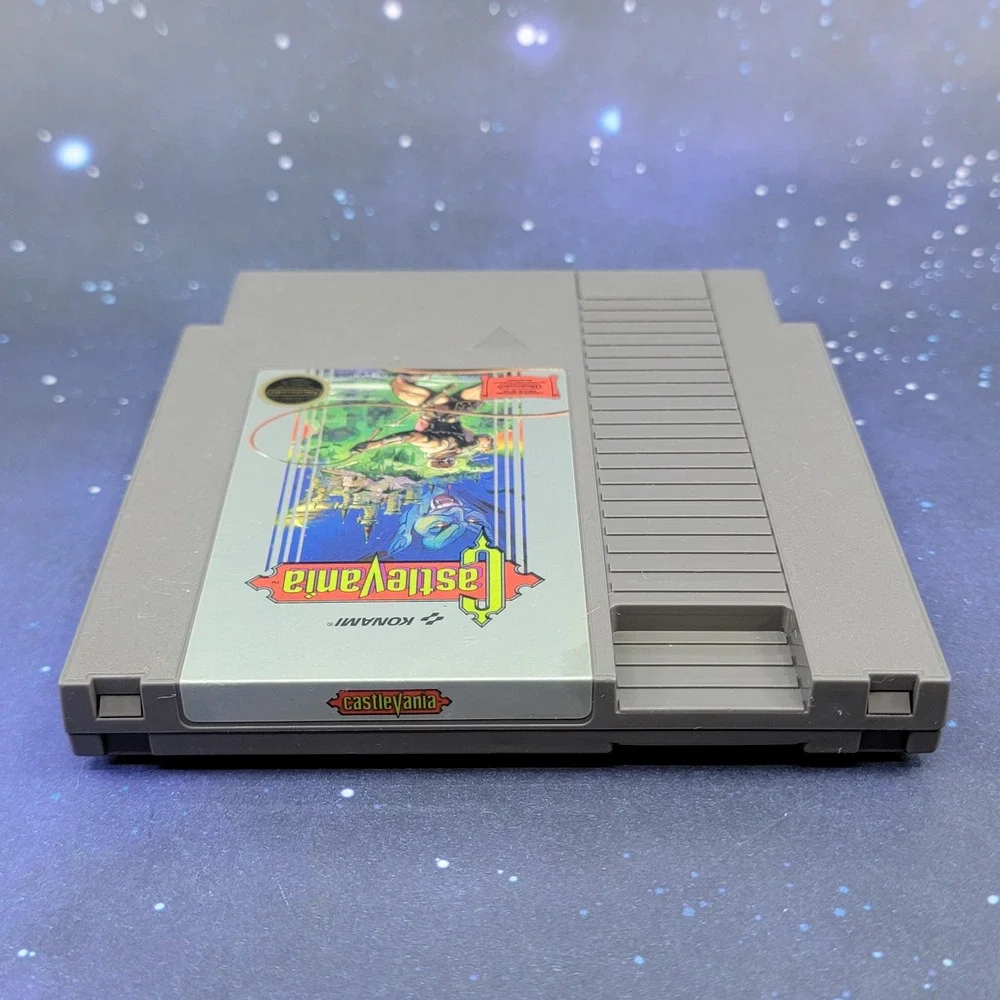 Castlevania Nintendo NES Konami 1985 Grey Cartridge NES-CV-USA Video Game